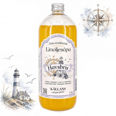 12p Linoljesåpa Havsbris 1 liter