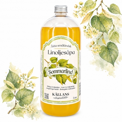 12p Linoljesåpa Sommarlind 1 liter