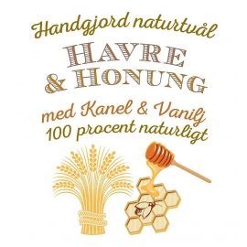 Havre & Honungstvål 100% Naturligt