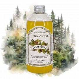 SLUTSÅLD - 12p Linoljesåpa Barrskog 500 ml